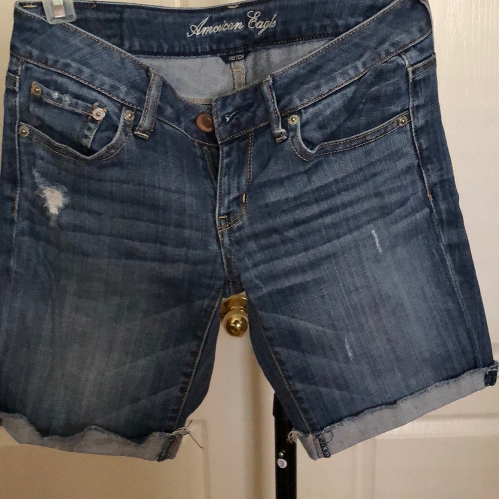 American Eagle Denim Bermuda Shorts